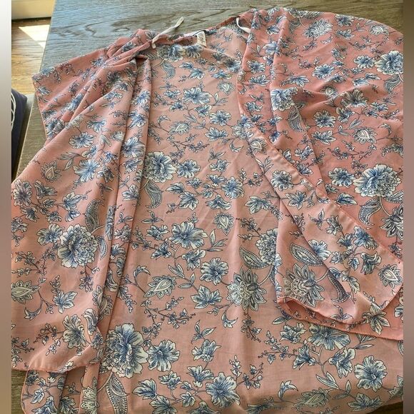Emory Park. XL. Sheer floral kimono. Stitch fix - Picture 2 of 6